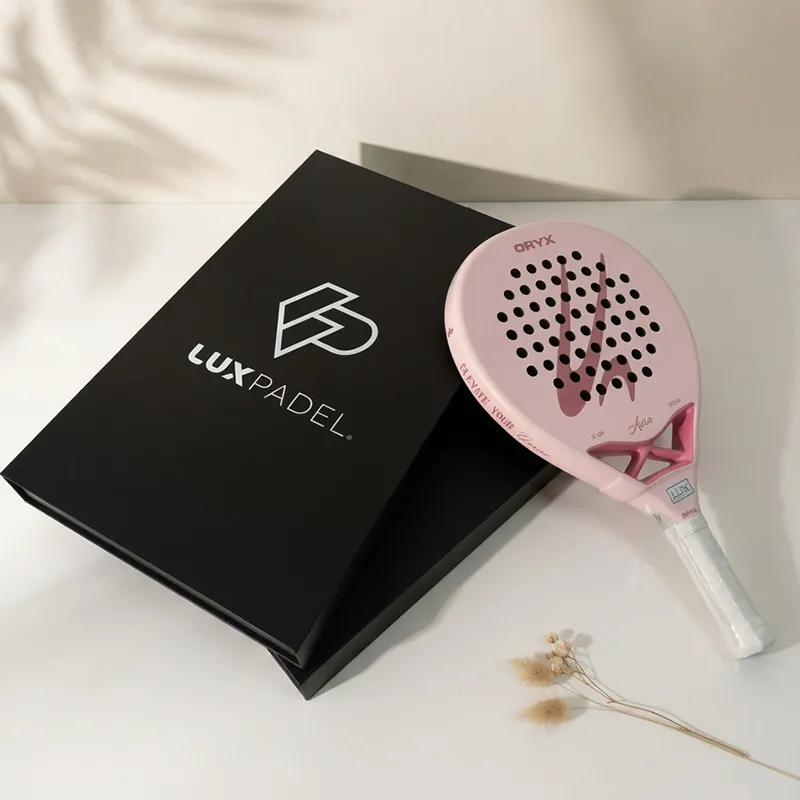 Premium magnetic padel racket packaging