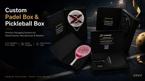 Custom padel and pickleball packaging